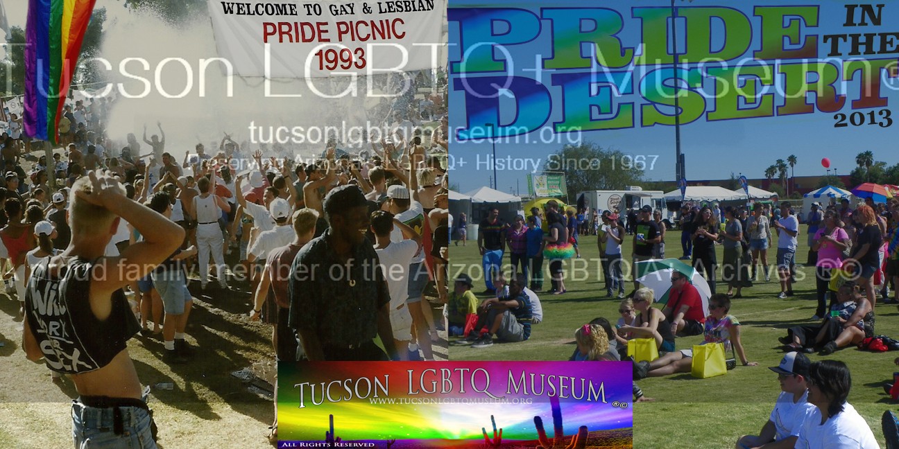 1993-2103 Tucson Gay Pride Festival Exhibit Copyrighted Protected Tucson LGBTQ+ Museum Photo 